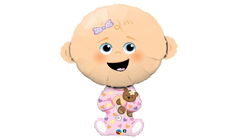 38" Baby Girl Foil - Balloon Express