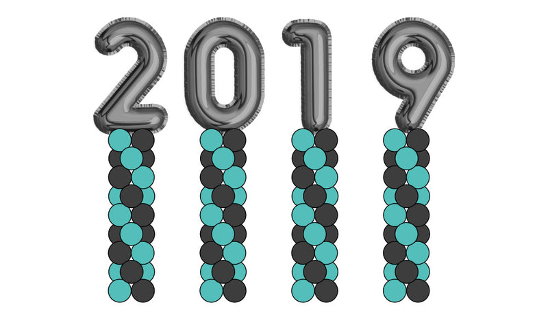 4 Column Backdrop - Balloon Express