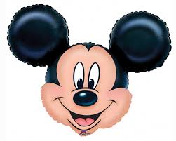 S/S LICENSED MYLARS: Mickey Head - Balloon Express