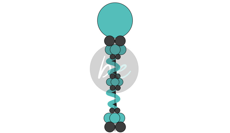 Curly Column - Balloon Express