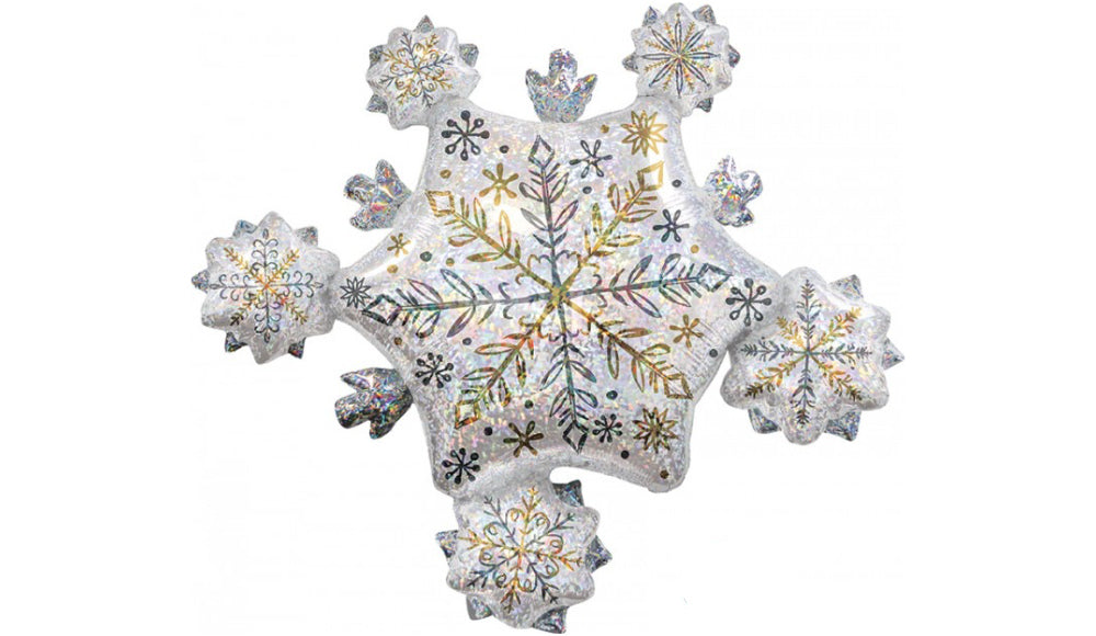 Super Shape Golden Snowflake