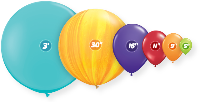 sizes - Balloon Express