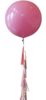 Pink with Tail - Balloon Express