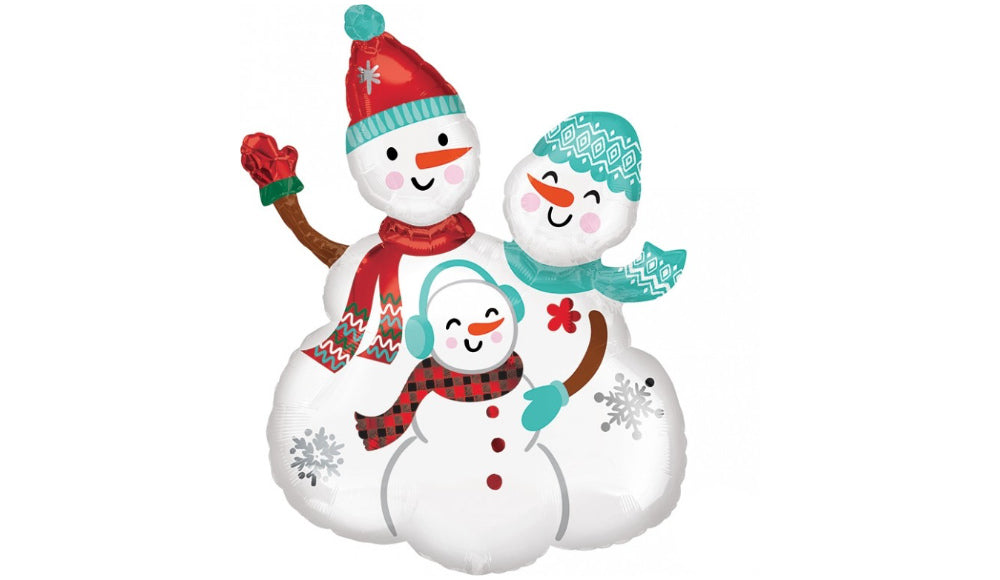 Super Shape Snowman Family