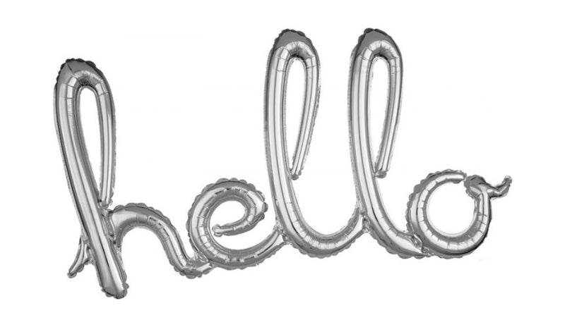 Script Hello - Silver / Gold