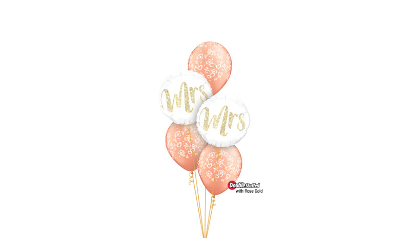 Peachy Keen Mr. & Mrs. - Balloon Express