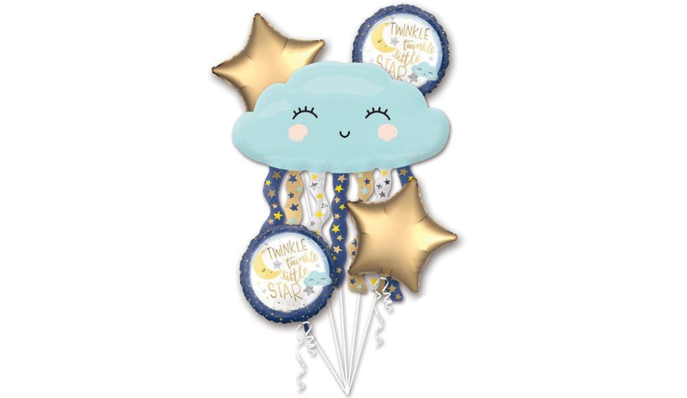 Twinkle Littler Star Foil Bouquet - Balloon Express