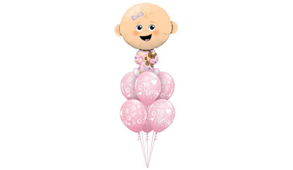 Giant Baby Girl - Balloon Express