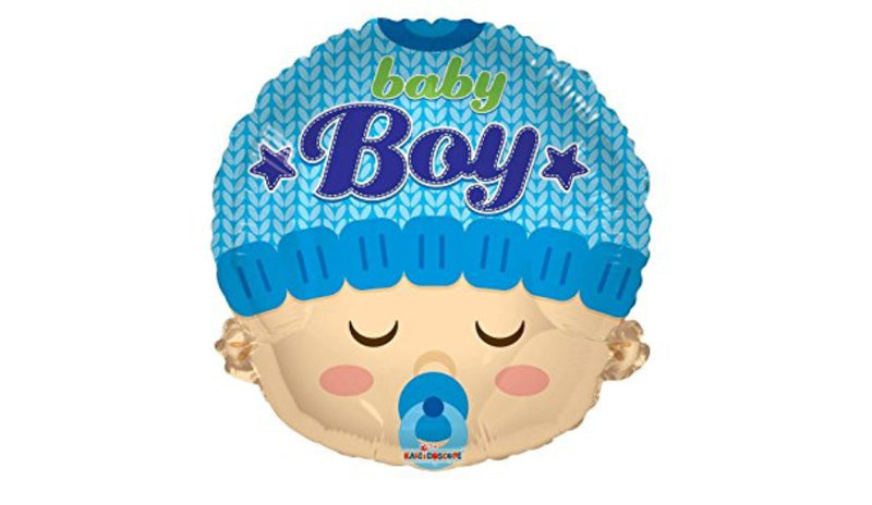 18" Baby Boy Head - Balloon Express