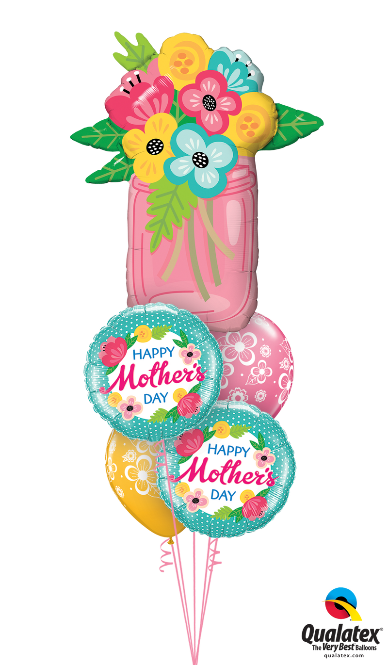 Happy Mother's Day Flower Bouquet - Balloon Express