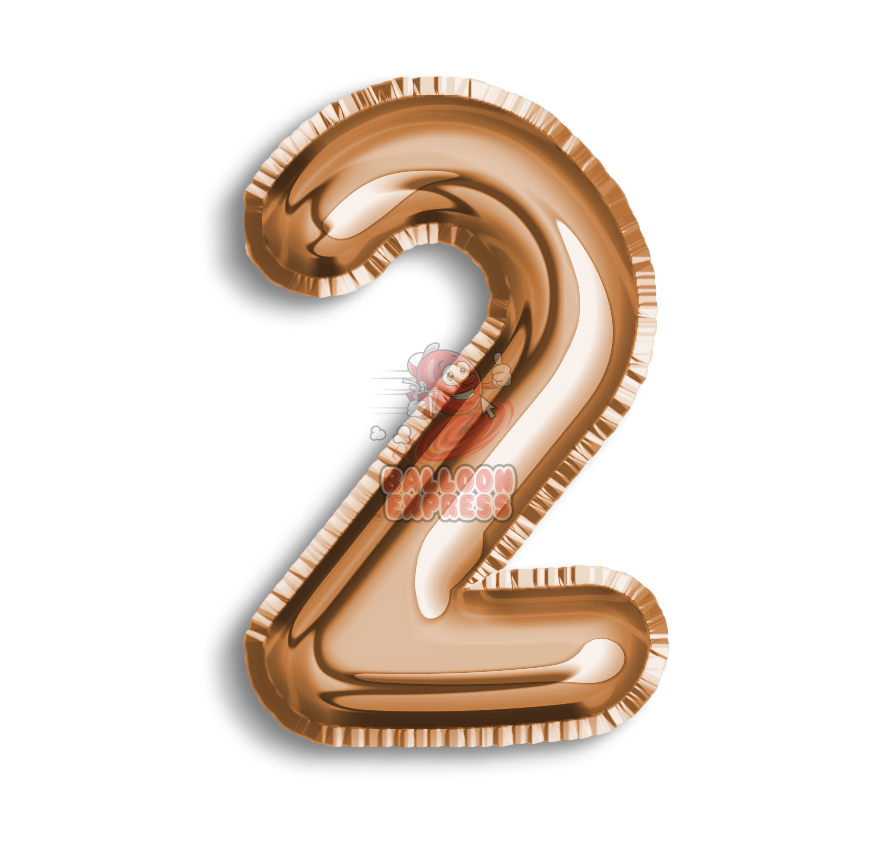 Number best sale 2 balloon