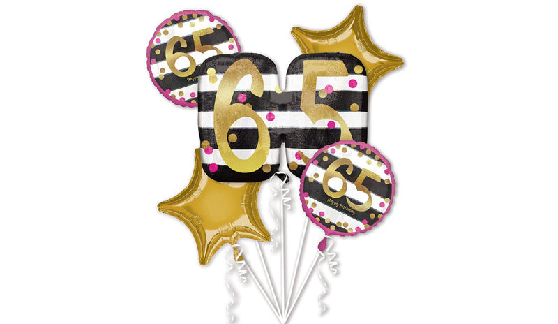"Oh So Kate" Pink & Gold Milestone Birthday (Ages 18-70) - Balloon Express