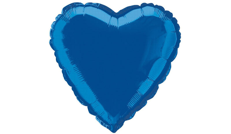 Royal Blue Heart Foil - Balloon Express