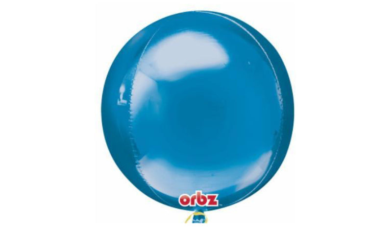 Orbz Foil Balloon - Blue - Balloon Express