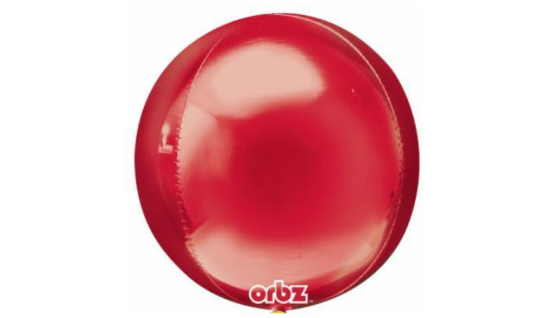 Orbz Foil Balloon - Red - Balloon Express