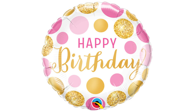 Polka Dot Birthday Inflated - Balloon Express
