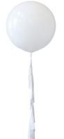 White with tail - Balloon Express
