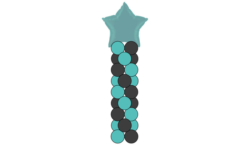 8 Layer Column - Classic or Shape Topper - Balloon Express