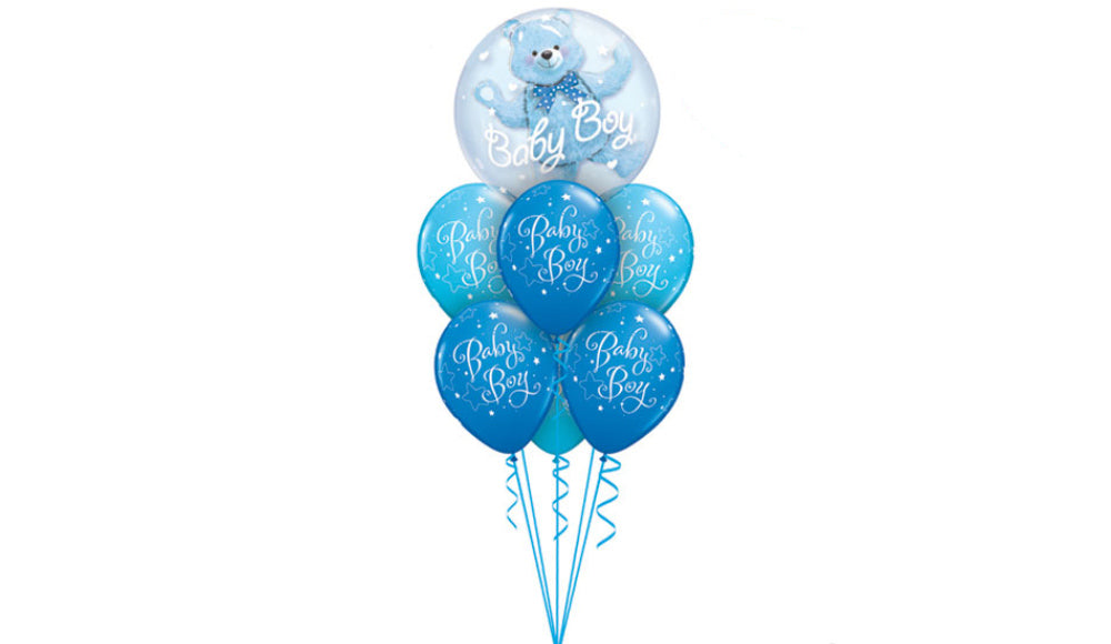 Baby Boy Deco Bubble - Balloon Express