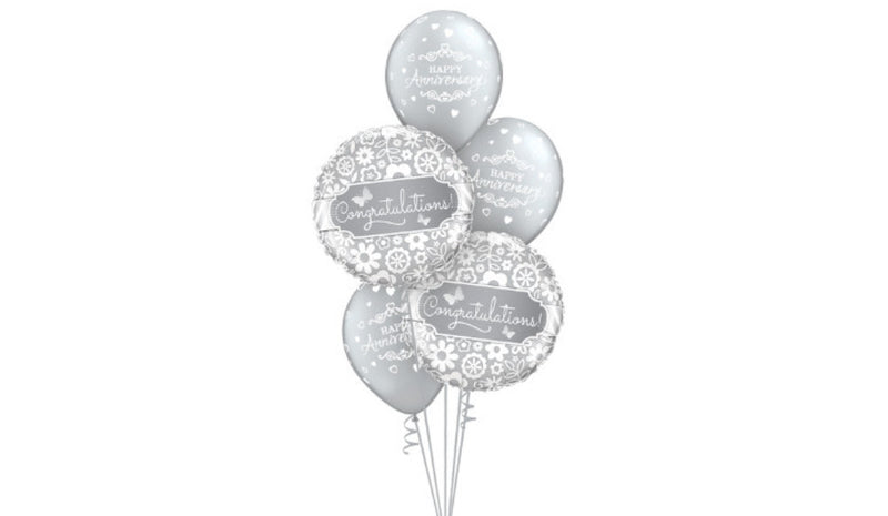 Silver Anniversary Congratulations - Balloon Express