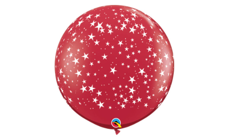 stars a round Red 36" - Balloon Express