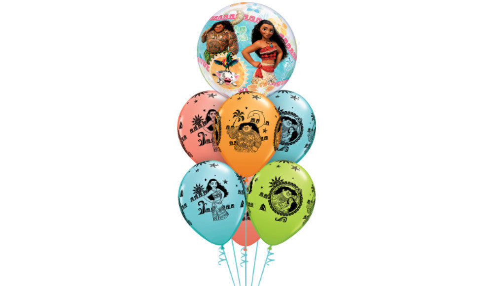 Sunny Moana Happy Birthday Bouquet - Balloon Express